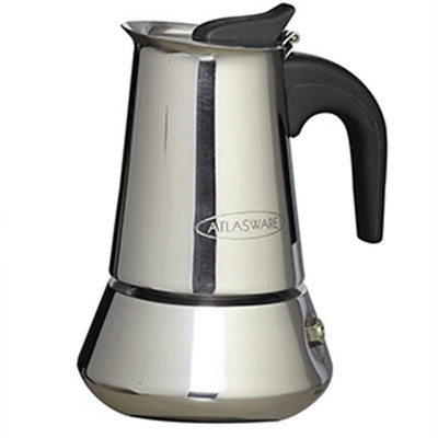 

Atlasware 8904074200040 4 Coffee Maker(Silver)