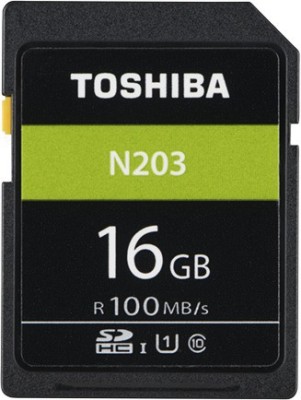 Toshiba N203 16 GB SDHC Class 10 100 MB/s  Memory Card