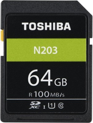 Toshiba N203 64 GB SDHC Class 10 100 MB/s  Memory Card