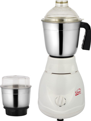

Silver Home Dx 450 W Mixer Grinder(White, 2 Jars)