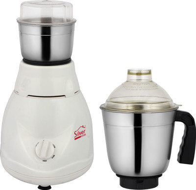 

Sliver Home Quity 450 W Mixer Grinder(White, 2 Jars)