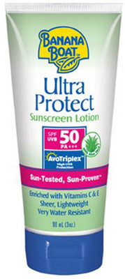 

Banana Boat Ultra Protect Sunscreen Lotion SPF50 - 90ml (3oz)(90 ml)