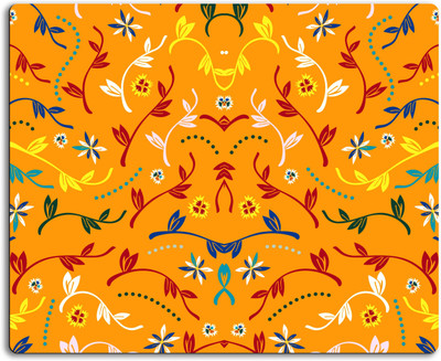 

Victory joy Floral pattern Mousepad| Designer Mousepad | Printed-94 Mousepad(Multicolor)