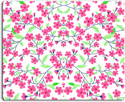

Victory joy Floral pattern Mousepad| Designer Mousepad | Printed-67 Mousepad(Multicolor)