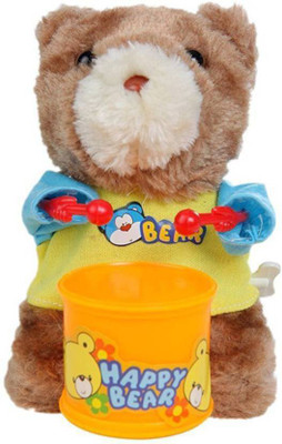 

KIDZIAN Happy Bear With Drum For Kids Entertainment(Multicolor)
