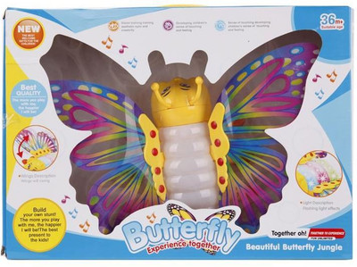 

WE-BLINK Butterfly Toy with Light & Music(Multicolor)