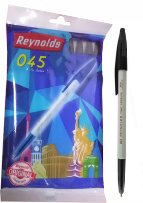 

reynolds 045 Black Ball Pen | Pack of 30 Ball Pen(Pack of 30)