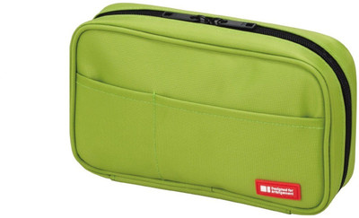 

Lihit Lab Bag in Bag NA Art Canvas Pencil Box(Set of 1, Light Green)