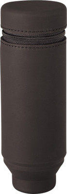 

Lihit Lab Stand Pen Case Round Type NA Art Canvas Pencil Box(Set of 1, Black)