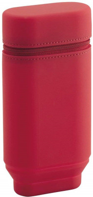 

Lihit Lab Stand Pen Case Oval Type NA Art Canvas Pencil Box(Set of 1, Red)