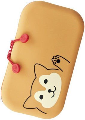 

Lihit Lab Puni Labo NA Art EVA Pencil Box(Set of 1, Brown)