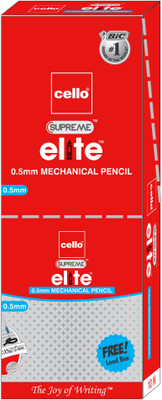 

Cello Supreme Elite 0.7mm Mechanical Pencil(Set of 20, Grey Lead)