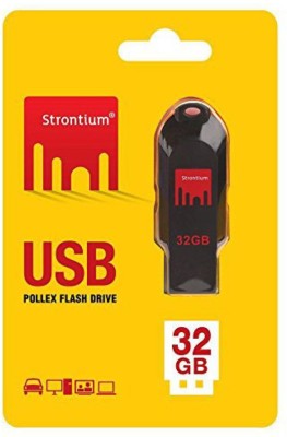 Strontium Pollex 32 GB Pen Drive (Black)