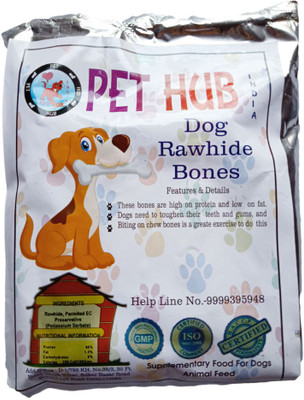 

pethub Rawhide Bones Chicken Dog Chew(300 g, Pack of 2)