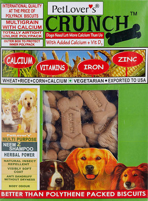 

Goofy Tails Crunch Veg (Pvc) 1 kg Dog Food () 1000 g Dry Dog Food