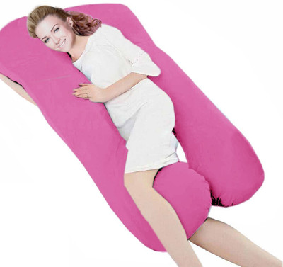 

AVI Plain Pregnancy Pillow Pack of 1(Pink)