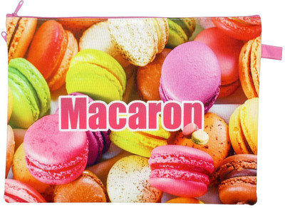 

Shopat7 New Attractive Macaron Designed Double Zip Folders for Kids for Keep Their Valuables (Multicolor) Pouch(Multicolor)