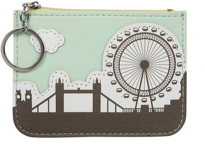 

Instabuyz Multipurpose Key Ring Zipper Wallet Coin Pouch with Credit Card Pocket Pouch(Green)