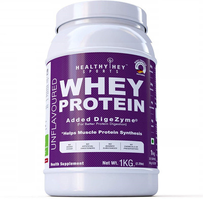 

HealthyHey Nutrition Whey Protein(1 kg, Unflavored)