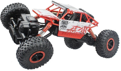 

YeeHaw Waterproof Remote Controlled Rock Crawler RC Monster Truck, Four Wheel Drive, 1:18 Scale 2.4 Ghz(Multicolor)