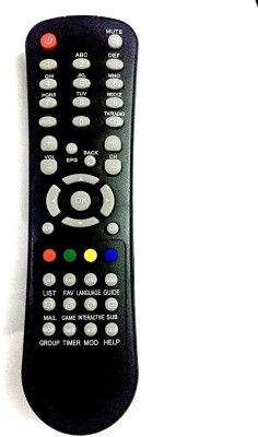 

Juneja Enterprises Siti Cable Compatible Cable Settop Box Remote Remote Controller(Black)