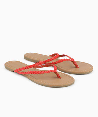 

People Women ORANGE Flats
