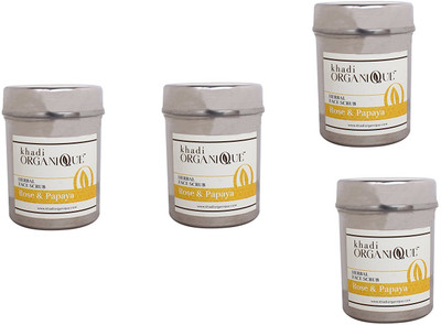 

Khadi Organique KhadiOrganique rose papaya face scrub -4 Scrub(200 g)
