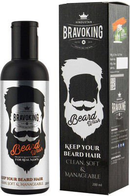 

Bravoking Beard Wash Shampoo(200 ml)