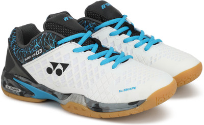 

Yonex SUPER ACE 03 Badminton Shoe For Men(White, White black