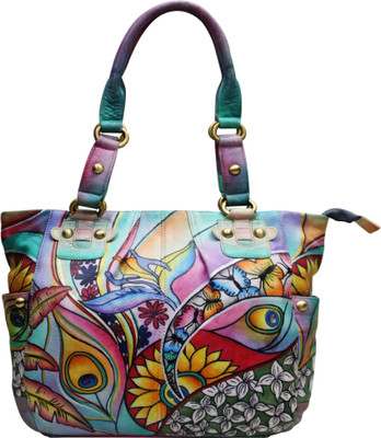 

Shankar Produce Women Casual Multicolor Genuine Leather Shoulder Bag