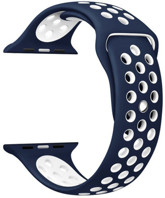 

Shopizone Replacement Sports Silicone iWatch Strap Band for 42mm Apple Watch Series 1 2 & 3 Smart Watch Strap(Blue)