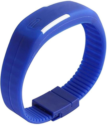 

TITOS Collection Rubber Magnet Led Blue Watch - For Men & Women BLUE Smartwatch(Blue Strap S.M.L.XL)
