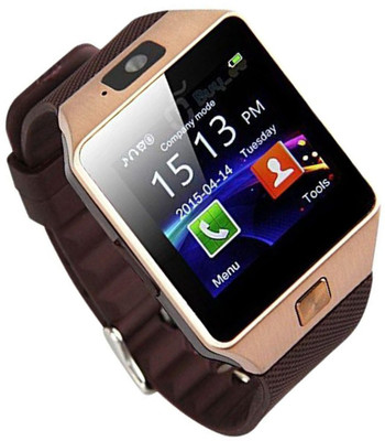 

Crasply dz09smartwatch Brown Smartwatch(Brown Strap Free Size)