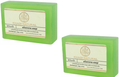 Khadi ALOEVERA(200 g, Pack of 2)