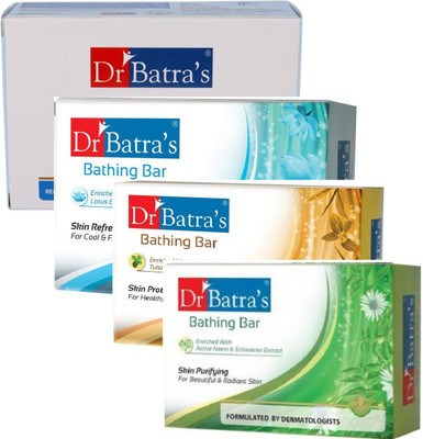 

Dr. Batra's Bathing Bar (Pack of 4)(500 g, Pack of 4)