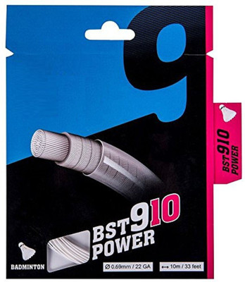 

QUINERGYS ® Badminton Racket High Elastic Strings for Power "80 Power" - Black 0.69 Badminton String - 10.5 m(Black)