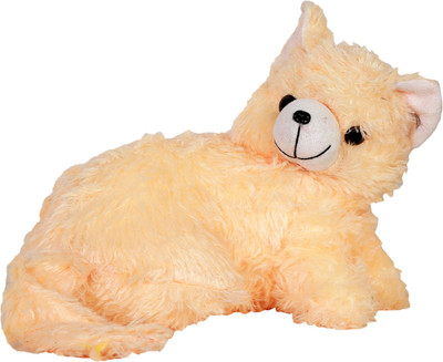 

VAISHNO Soft Spongy Hug-gable Cute Cat in New Design - 28 cm(Cream)