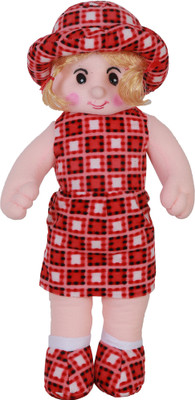 

VAISHNO Soft Spongy Hug-gable Cute Doll With Cap Frock Pink in New Design - 47 cm(Multicolor)