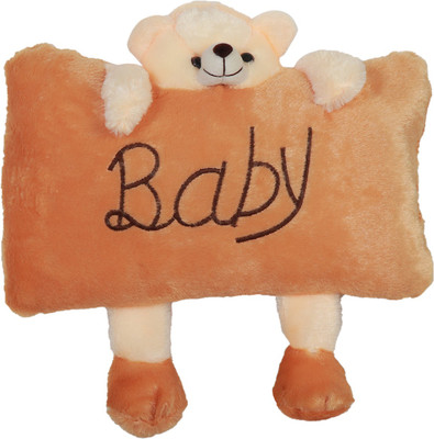

VAISHNO Soft Spongy Hug-gable Cute Baby Pillow in New Design - 36 cm(Brown)