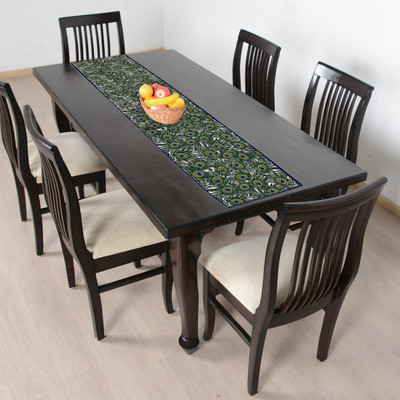 Raghuraj Lifestyle Multicolor 172 cm Table Runner(Cotton)