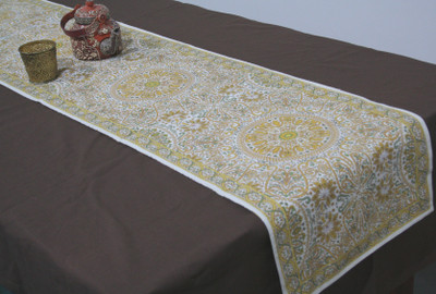 Raghuraj Lifestyle Multicolor 172 cm Table Runner(Cotton)