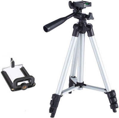 

UNICORN ONMART TRIPOD_3110 Tripod(Black & White, Supports Up to 1500 g)