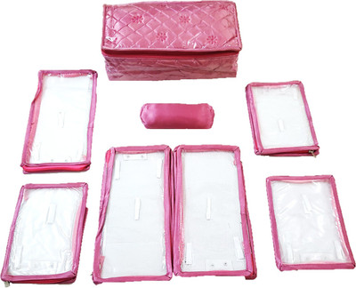 

FORE TREND Locker Jewellery Kit Quilted -Pink Vanity Box(Pink)