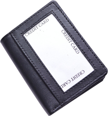 

Knott Men Casual Black Genuine Leather Card Holder(8 Card Slots)