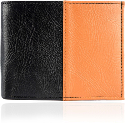 

Forester Men Casual Black, Tan Artificial Leather Wallet(3 Card Slots)