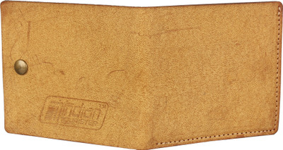 

Indian Tourister Boys Tan Artificial Leather Wallet(2 Card Slots), Creem
