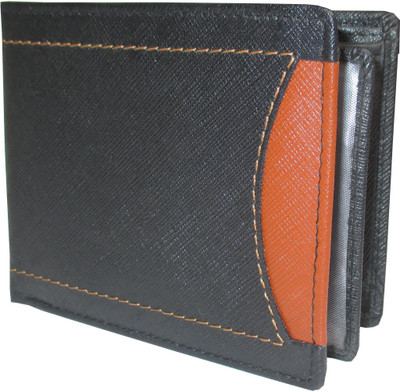 

Zubron Men Formal Black Artificial Leather Wallet(7 Card Slots), Zumul043