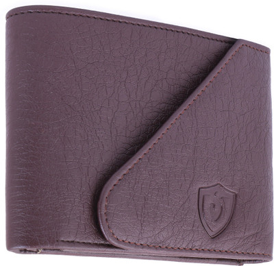 Keviv Men Brown Artificial Leather Wallet(7 Card Slots)