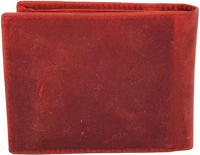 

Wildland Men Casual Red Genuine Leather Wallet(7 Card Slots)