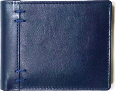 

KASIA Men Formal Blue Genuine Leather Wallet(4 Card Slots)